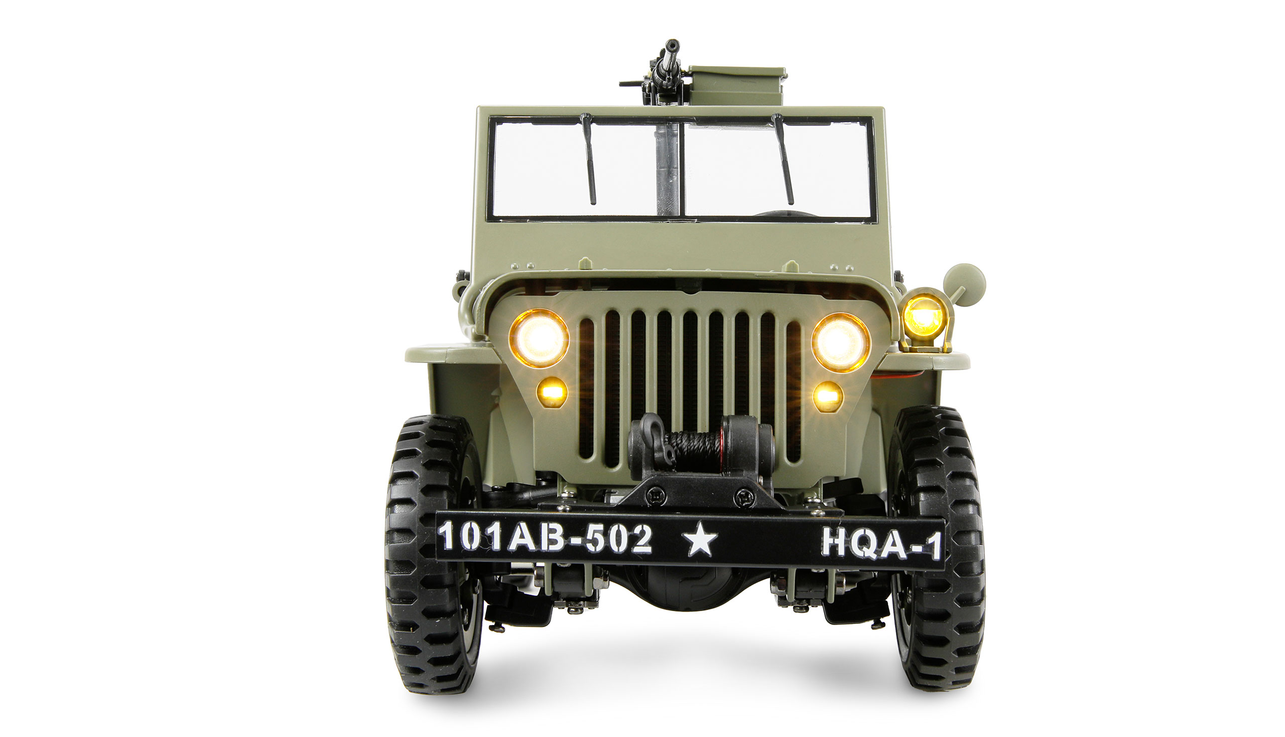 Jeep Willys MB Scale Crawler 4WD 1:14 RTR green | 22737